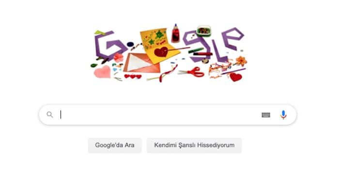anneler günü google doodle