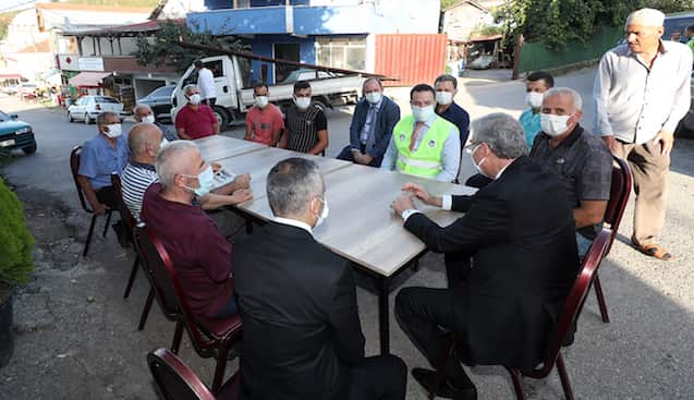 Başkan Yüze Hendek Dereköy den Su Bardağıyla seslendi…