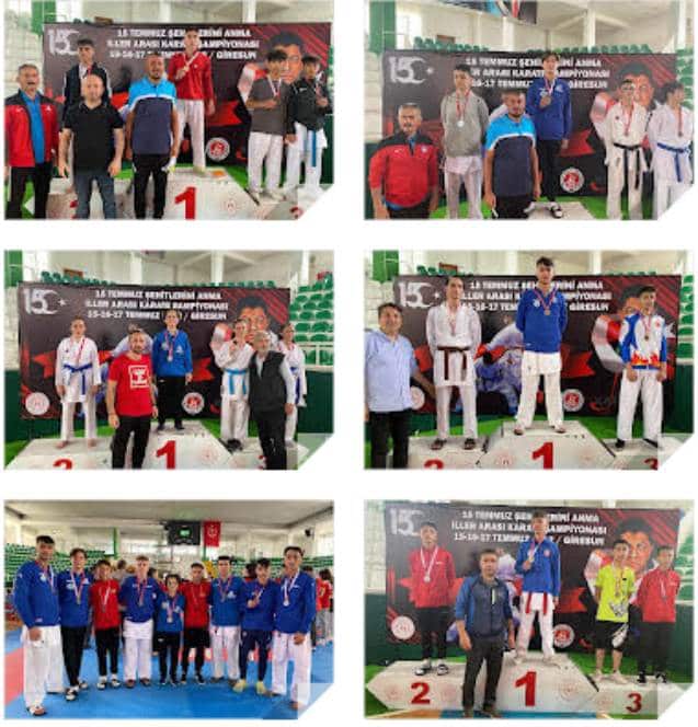 Hendek İller arası Karate Şampiyonası’nda madalyalarla döndü