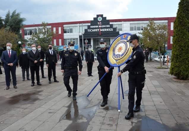 Hendek’te Polis Teşkilatının Kuruluş Yıldönümü  nedeniyle tören düzenlendi